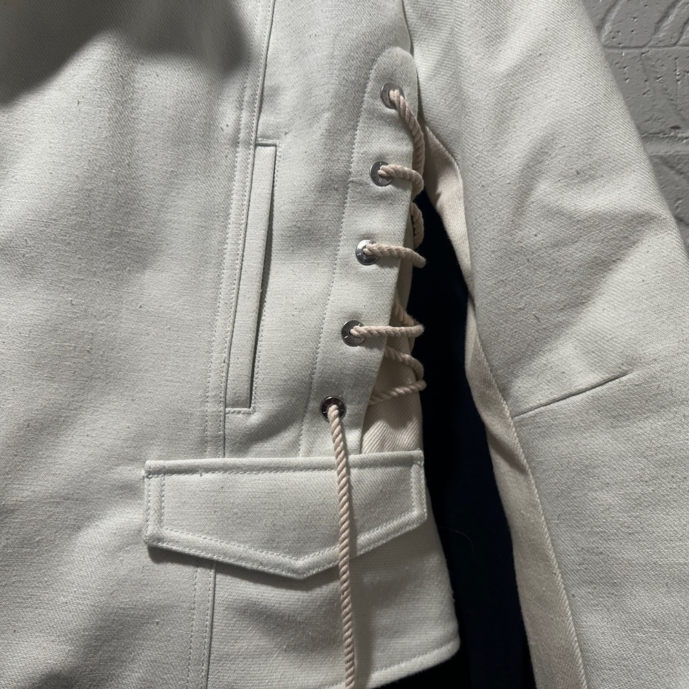 Dion Lee Shrunken Trench Jacket Size 4 - Picture 6 of 16